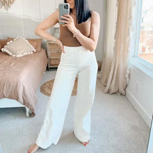 Load image into Gallery viewer, Seamed Front Wide Leg Jeans