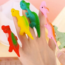 Load image into Gallery viewer, Slingshot Dinosaur Finger Toys (10pcs)