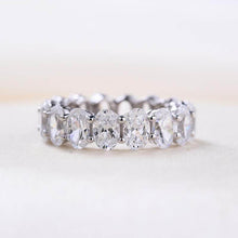 Load image into Gallery viewer, Oval Wide Zirconia Ring