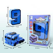Load image into Gallery viewer, Toy Deformation Number Transform Robot