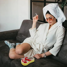 Load image into Gallery viewer, Funny Slippers-Mini Fries Plate &amp; Ashtray