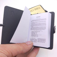 Load image into Gallery viewer, Mini Bible Cross Keychain