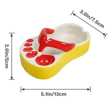 Load image into Gallery viewer, Funny Slippers-Mini Fries Plate &amp; Ashtray