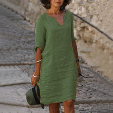 Load image into Gallery viewer, Women'S V-Neck Dress