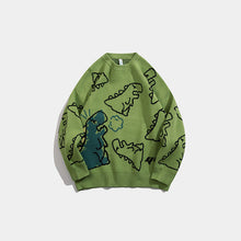 Load image into Gallery viewer, Little Dinosaur Loose Casual Sweater