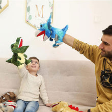 Load image into Gallery viewer, Plush dinosaurhånddukker