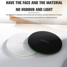Load image into Gallery viewer, Thin circular aluminum alloy wireless charger