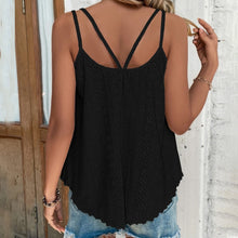 Load image into Gallery viewer, Solid Eyelet Embroidery Cami Top