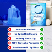 Load image into Gallery viewer, Eco-Friendly Laundry Detergent Sheets