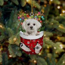 Load image into Gallery viewer, Cute Christmas Sock Dog Ornament
