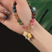 Load image into Gallery viewer, Natural Colored Tourmaline Bracelet