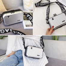Load image into Gallery viewer, Mini size travel case shape square hand bag