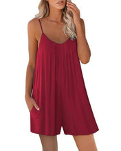 Load image into Gallery viewer, Sleeveless Romper with Pockets