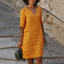 Load image into Gallery viewer, Women'S V-Neck Dress