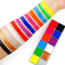 Load image into Gallery viewer, Professional Oil-Based Face &amp; Body Paint Palette