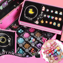 Load image into Gallery viewer, Jewelry Box Bracelet Making Kit for Kids Girls