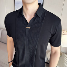 Load image into Gallery viewer, Men's Business Casual Patchwork Shirt