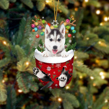 Load image into Gallery viewer, Cute Christmas Sock Dog Ornament