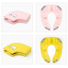 Load image into Gallery viewer, Portable Foldable Baby Toddler Potty Toilet Seat Covers Pad Cushion