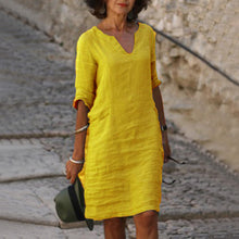 Load image into Gallery viewer, Women'S V-Neck Dress