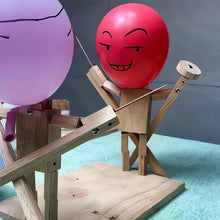 Load image into Gallery viewer, Wooden Fencing Puppets
