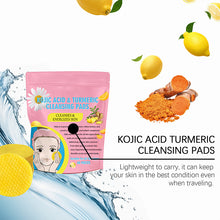 Load image into Gallery viewer, Turmeric and Kojic Acid Pads for Face