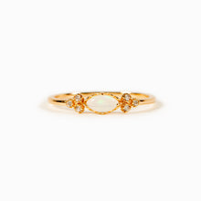 Load image into Gallery viewer, Flower Leaf Opal Ring
