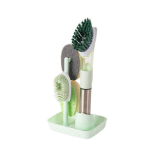 Load image into Gallery viewer, 4-in-1 Soap Dispensing Dish Brush Set