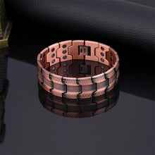 Load image into Gallery viewer, Ultrasterk magnetisk kobberarmbånd