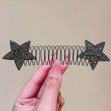 Load image into Gallery viewer, Rhinestone Star Broken Hair Comb