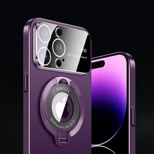 Load image into Gallery viewer, Large Window Phone Case Leak Label Magnetic Bracket
