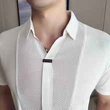 Load image into Gallery viewer, Men's Business Casual Patchwork Shirt