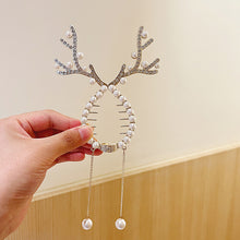Load image into Gallery viewer, Rhinestone Tassel Ponytail Hair Claw