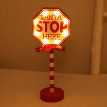 Load image into Gallery viewer, Christmas Street Sign Decoration Lights
