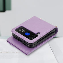 Load image into Gallery viewer, Crossbody Wallet Case of Women for Samsung Galaxy Z Flip3 5G/ Flip4