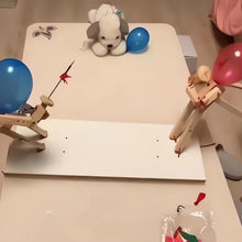 Load image into Gallery viewer, Wooden Fencing Puppets