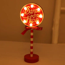 Load image into Gallery viewer, Christmas Street Sign Decoration Lights