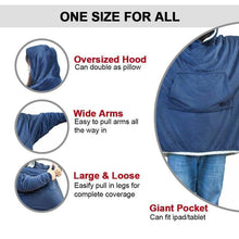 Load image into Gallery viewer, Oversized Blanket Sweatshirt For Adults &amp; Children