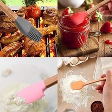 Load image into Gallery viewer, Silicone Spatula With Wooden