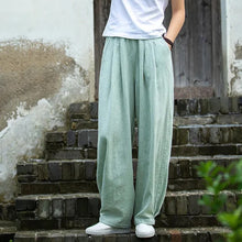 Load image into Gallery viewer, Casual Cotton Hemp Trousers