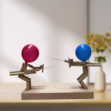 Load image into Gallery viewer, Wooden Fencing Puppets