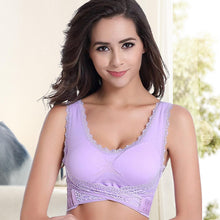Load image into Gallery viewer, Women's Wireless Full Coverage Lace Bra