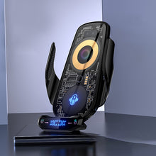 Load image into Gallery viewer, Wireless Charging Car Mute Mobile Phone Navigation Industrial Style Bracket