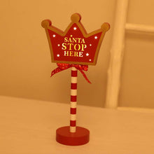 Load image into Gallery viewer, Christmas Street Sign Decoration Lights