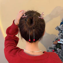 Load image into Gallery viewer, Rhinestone Tassel Ponytail Hair Claw
