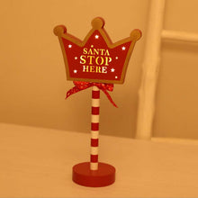 Load image into Gallery viewer, Christmas Street Sign Decoration Lights