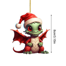Load image into Gallery viewer, Xmas 2D Acrylic Decoration Tree Pendant