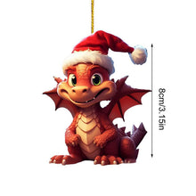 Load image into Gallery viewer, Xmas 2D Acrylic Decoration Tree Pendant