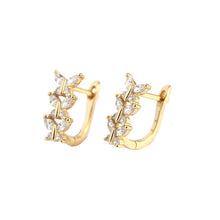 Load image into Gallery viewer, Classic Earrings in White Crystal