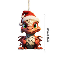Load image into Gallery viewer, Xmas 2D Acrylic Decoration Tree Pendant